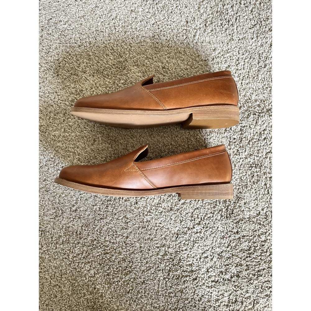 Patina Footwear Tan Brown Leather Loafers Slip On Flats Shoes Womens  9 EUR 39.5 - Picture 4 of 9